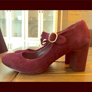 Alfani Suede Mary Jane Heels
